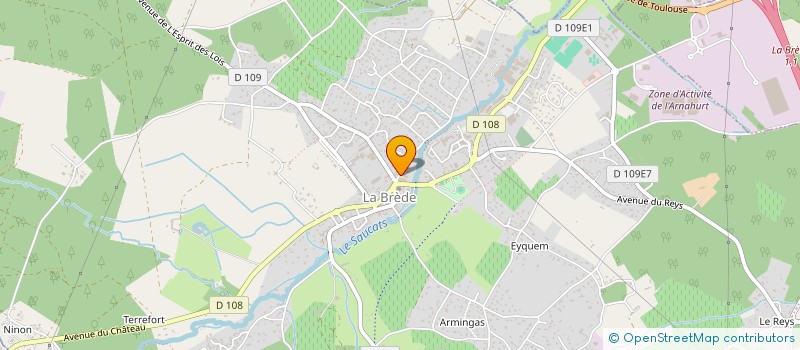 localisation de l'entreprise SCI TULORAPA  LA BREDE