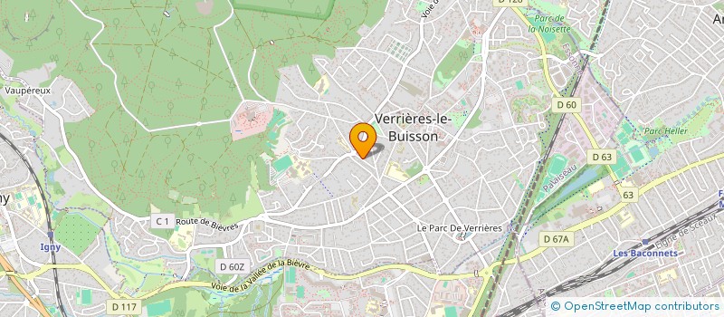 localisation de l'entreprise SCI TULUM & CIE à VERRIERES-LE-BUISSON