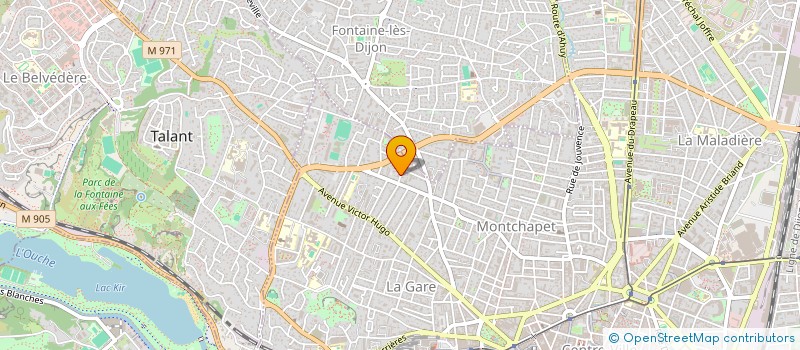 localisation de l'entreprise SCI TUNARUZ à DIJON