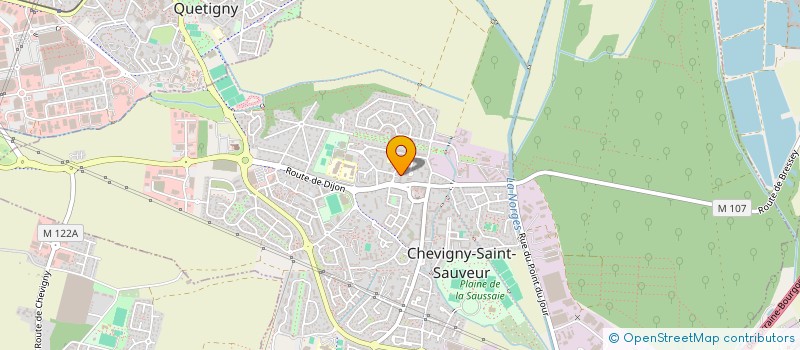 localisation de l'entreprise SCI TUNC  CHEVIGNY-SAINT-SAUVEUR