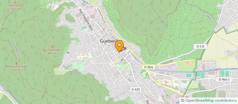 localisation de l'entreprise SCI TUNCA  GUEBWILLER