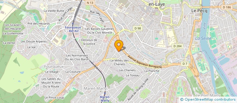 localisation de l'entreprise SCI TUNULIK  SAINT-GERMAIN-EN-LAYE