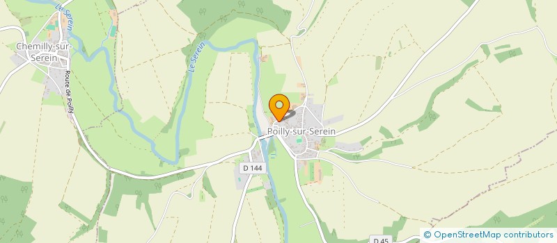 localisation de l'entreprise SCI TUPINIER  POILLY-SUR-SEREIN