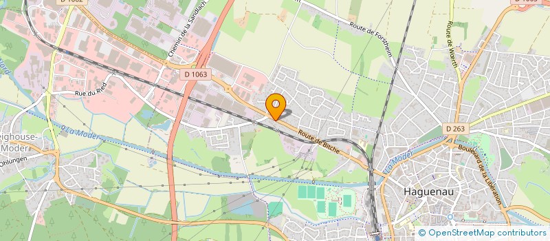 localisation de l'entreprise SCI TURALI  HAGUENAU