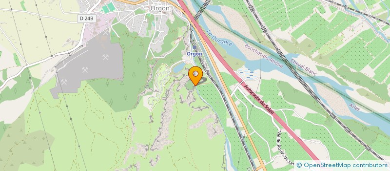 localisation de l'entreprise SCI TURB-ECO  ORGON