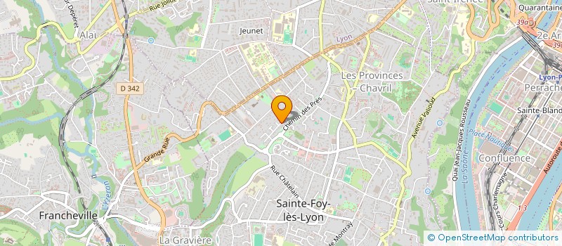 localisation de l'entreprise SCI TURBIL  SAINTE-FOY-LES-LYON