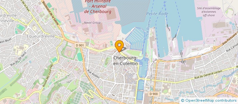 localisation de l'entreprise SCI TURBO D à CHERBOURG-EN-COTENTIN