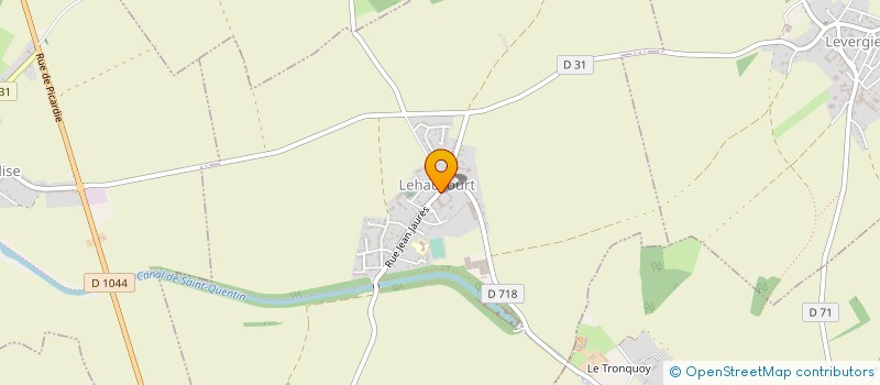 localisation de l'entreprise SCI TURBO OFFICE  LEHAUCOURT