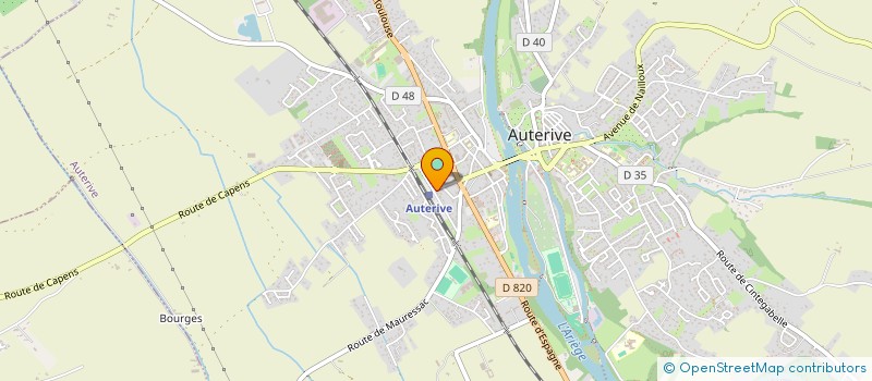 localisation de l'entreprise SCI TURCONI  AUTERIVE