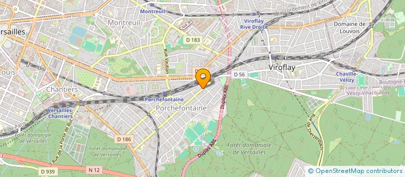 localisation de l'entreprise SCI TURCRY YVES LE COZ VERSAILLES à VERSAILLES