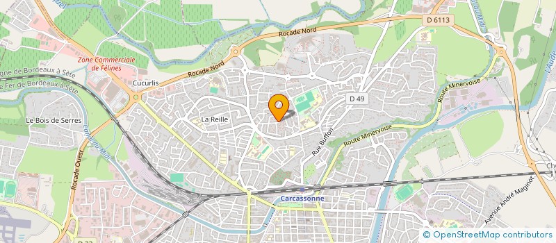 localisation de l'entreprise SCI TURCY à CARCASSONNE