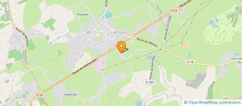 localisation de l'entreprise SCI TUREIS DE LA CARENE  LENTIGNY