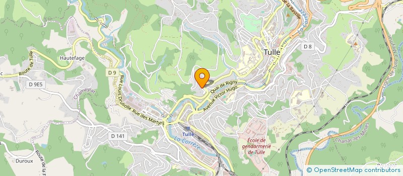 localisation de l'entreprise SCI TURENNE  TULLE