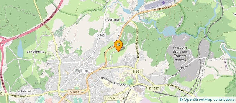 localisation de l'entreprise SCI TURENNE-NAUDOU à EGLETONS