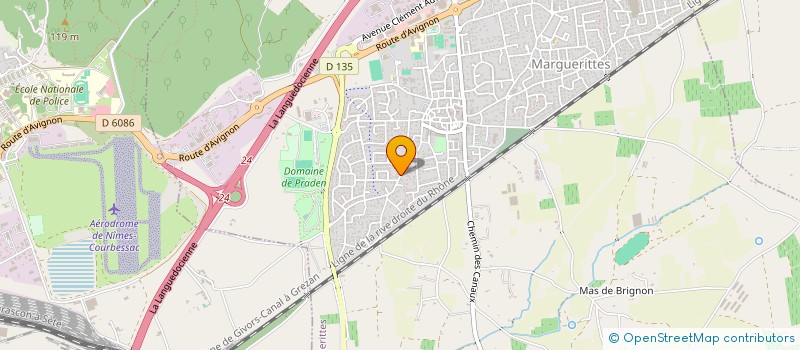 localisation de l'entreprise SCI TURENNES 1 à MARGUERITTES