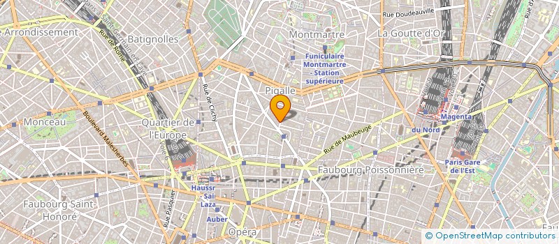 localisation de l'entreprise SCI TURGOT  PARIS