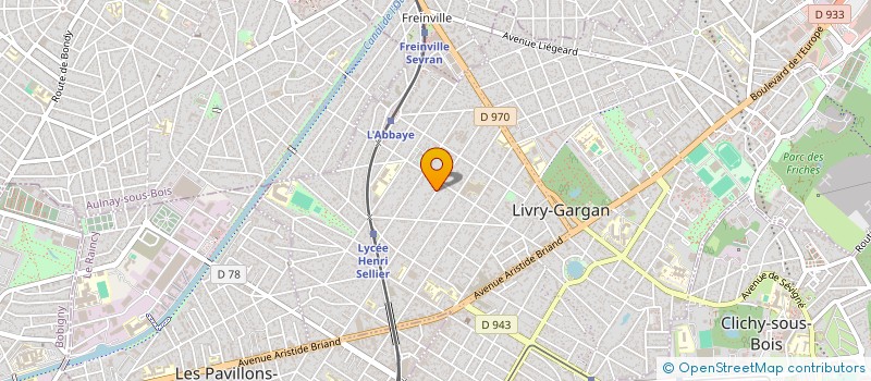 localisation de l'entreprise SCI TURGOT LIVRY à LIVRY-GARGAN