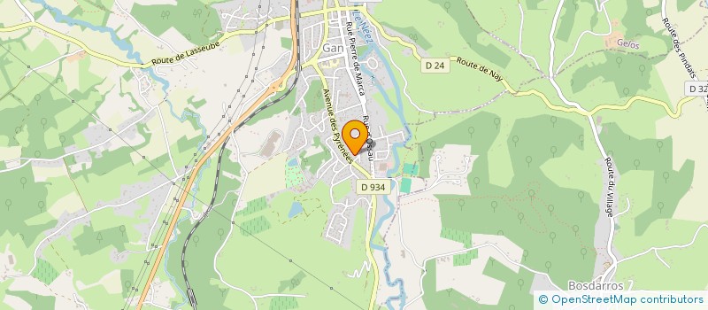 localisation de l'entreprise SCI TURIN FAMILY  GAN