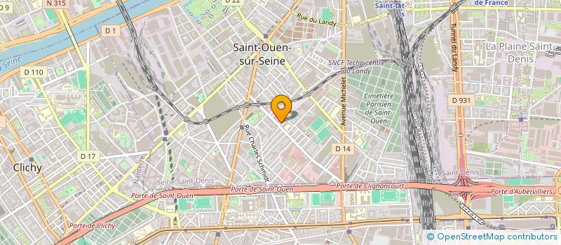 localisation de l'entreprise SCI TURKHLES à SAINT-OUEN-SUR-SEINE