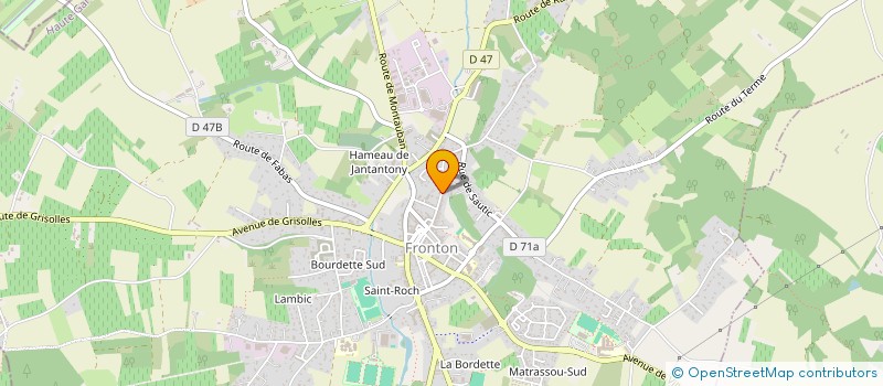 localisation de l'entreprise SCI TURKOISE  FRONTON