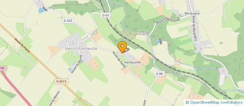 localisation de l'entreprise SCI TURMEL  MESNIL-PANNEVILLE