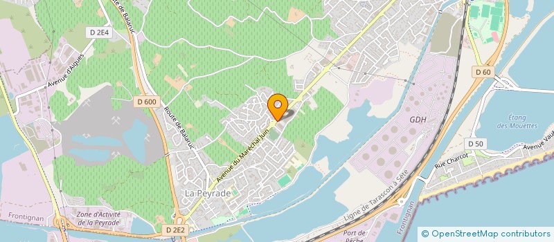 localisation de l'entreprise SCI TURMI à FRONTIGNAN