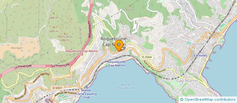 localisation de l'entreprise SCI TURNBURRY à ROQUEBRUNE-CAP-MARTIN
