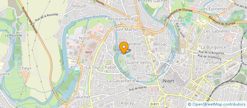 localisation de l'entreprise SCI TURPAULT à NIORT