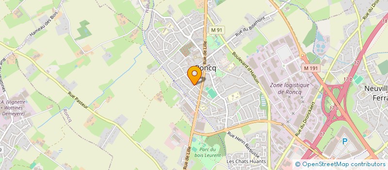 localisation de l'entreprise SCI TURPIN à RONCQ