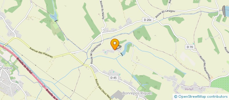 localisation de l'entreprise SCI TURQUES  BONREPOS-RIQUET