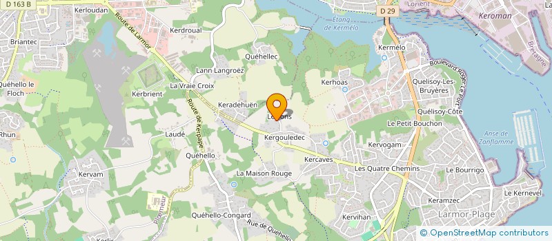 localisation de l'entreprise SCI TURQUOISE  LARMOR-PLAGE