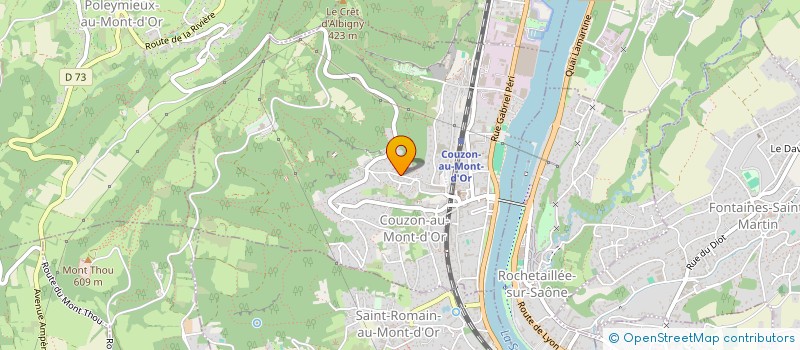 localisation de l'entreprise SCI TURQUOISE  COUZON-AU-MONT-D'OR