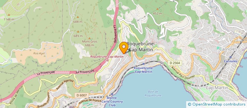 localisation de l'entreprise SCI TURQUOISE à ROQUEBRUNE-CAP-MARTIN
