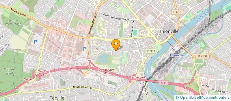 localisation de l'entreprise SCI TURQUOISE à THIONVILLE