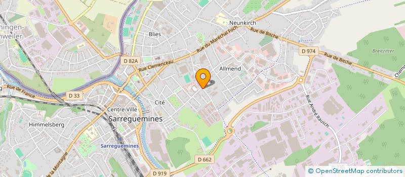 localisation de l'entreprise SCI TURQUOISE à SARREGUEMINES