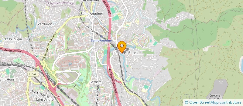 localisation de l'entreprise SCI TURQUOISE à MARSEILLE