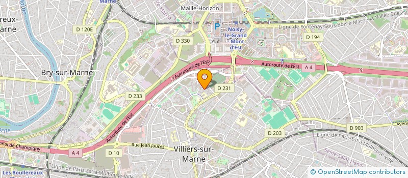 localisation de l'entreprise SCI TURQUOISE  VILLIERS-SUR-MARNE