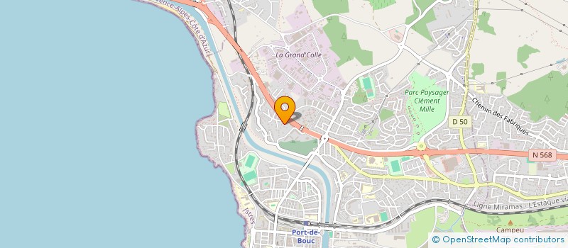 localisation de l'entreprise SCI TURQUOISE  PORT-DE-BOUC