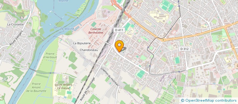 localisation de l'entreprise SCI TURSUN à ANGERS