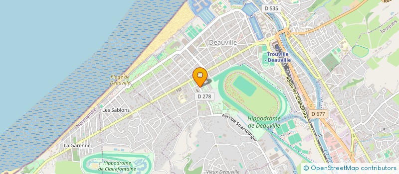 localisation de l'entreprise SCI TURTOT à DEAUVILLE