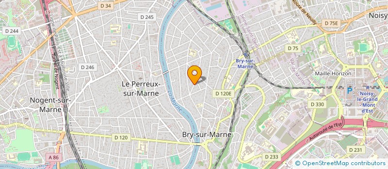 localisation de l'entreprise SCI TUSCHER  BRY-SUR-MARNE