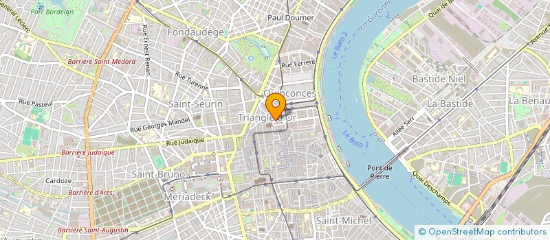 localisation de l'entreprise SCI TUSTAL  BORDEAUX