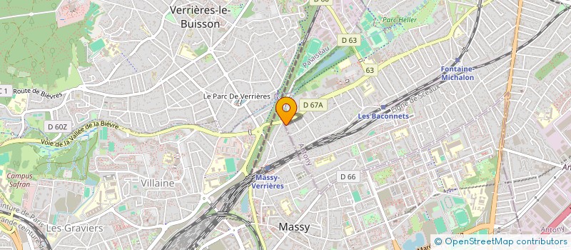 localisation de l'entreprise SCI TUTIC à ANTONY