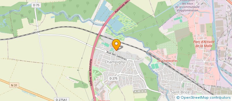 localisation de l'entreprise SCI TUTMAZ  CHAMPIGNY