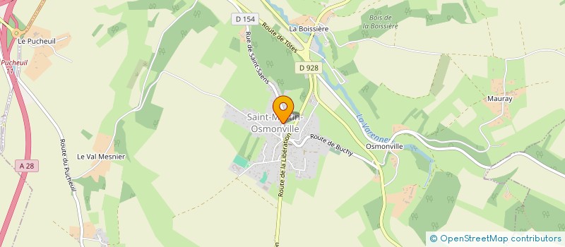 localisation de l'entreprise SCI TUYAS  SAINT-MARTIN-OSMONVILLE