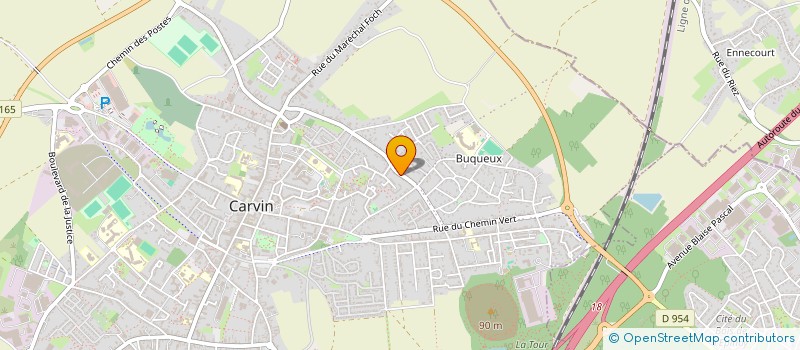 localisation de l'entreprise SCI TV IMMO  CARVIN