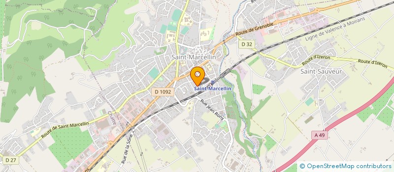 localisation de l'entreprise SCI TV SAT ET ELECTRONIC  SAINT-MARCELLIN