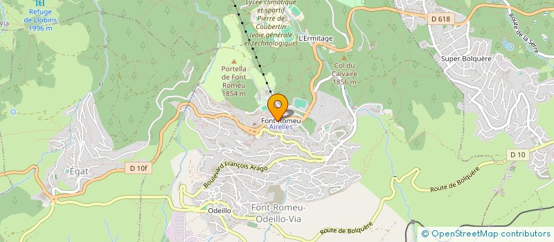 localisation de l'entreprise SCI TVB  FONT-ROMEU-ODEILLO-VIA