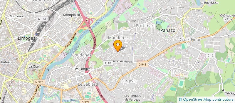 localisation de l'entreprise SCI TVFC à PANAZOL