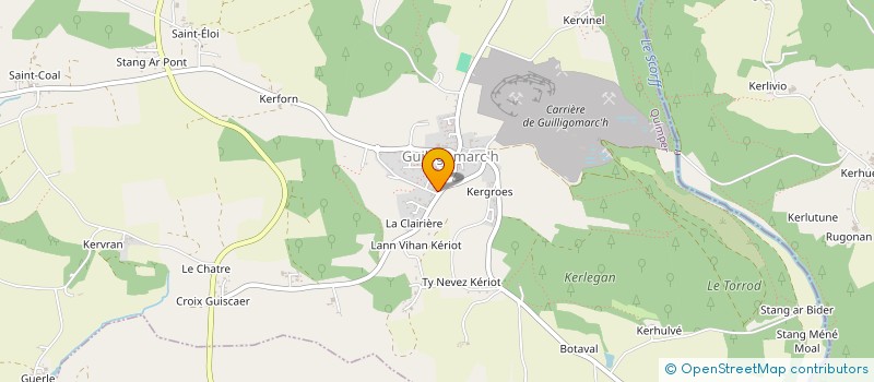 localisation de l'entreprise SCI TVFM  GUILLIGOMARC'H